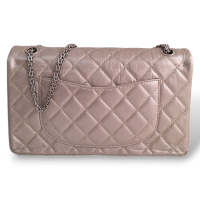 Bolsa Chanel 2.55 Double Flap Prata 