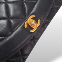 Bolsa Chanel Diana Flap Vintage Lambskin Preta