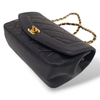 Bolsa Chanel Diana Flap Vintage Lambskin Preta