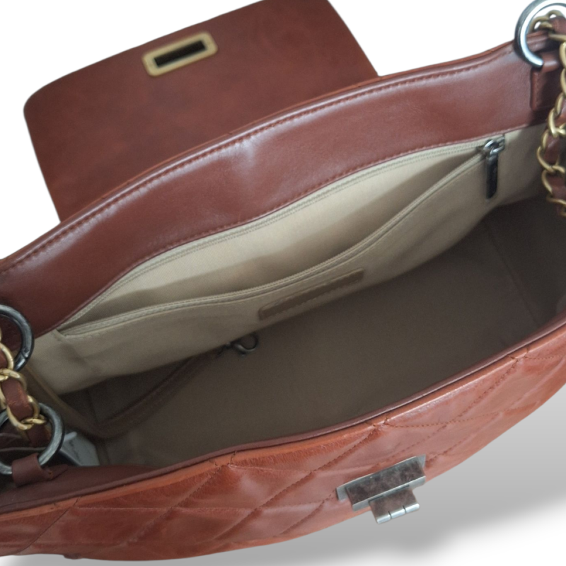 Bolsa Chanel Vintage Caramelo