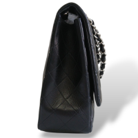 Bolsa Chanel Clássica Maxi Preta Single Flap