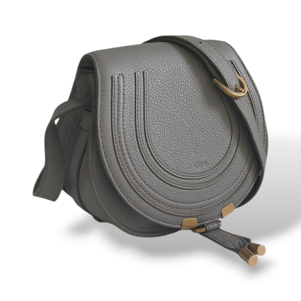 Bolsa Chloé Marcie Small Cinza 