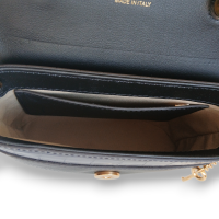 Bolsa Chloé Aby Lock Croco Marinho