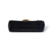 Bolsa Chloé Embossed Croco Azul Marinho Bolsa Chloé Embossed Croco Azul Marinho