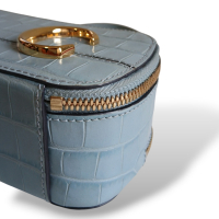 Bolsa Chloé C Mini Vanity Azul Bolsa Chloé C Mini Vanity Azul