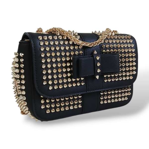 Bolsa Christian Louboutin Spikes Dourado 