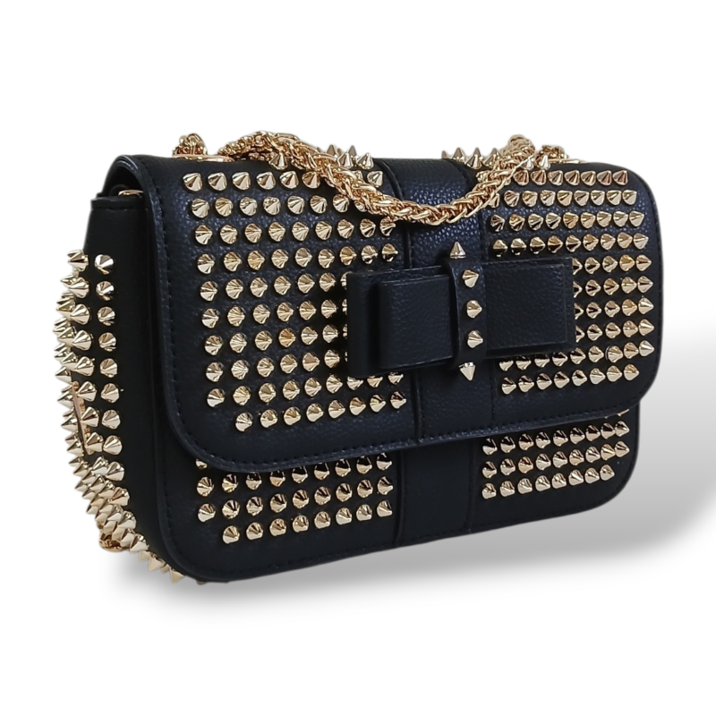 Bolsa Christian Louboutin Spikes Dourado 