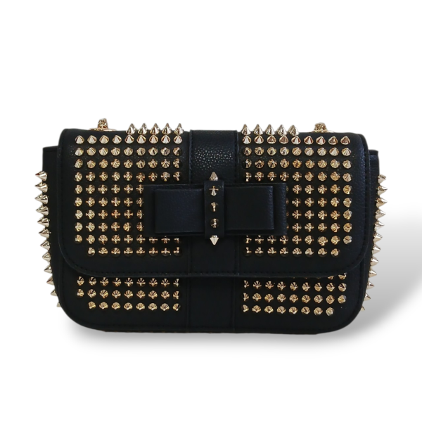 Bolsa Christian Louboutin Spikes Dourado 