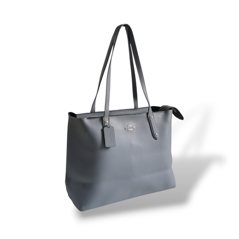 Bolsa Coach Central Zip Azul 