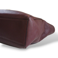 Bolsa Coach Turnlock Chain Vinho