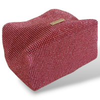 Bolsa Cult Gaia Solene Mini Strass Rosa 