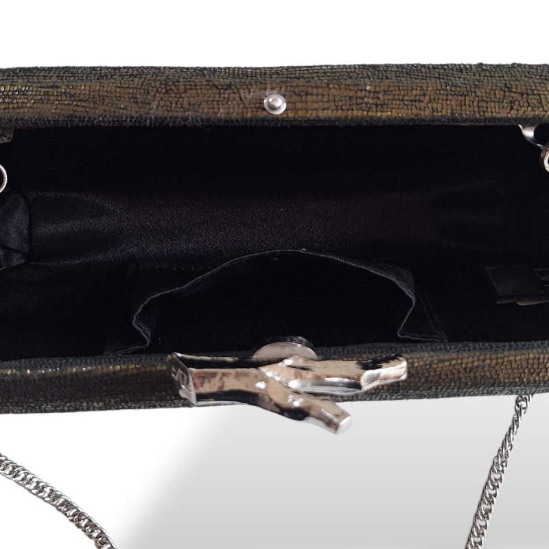 Clutch Diane Von Furstenberg Metalizada