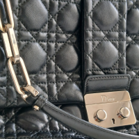 Bolsa Christian Dior New Lock Cannage Preta 