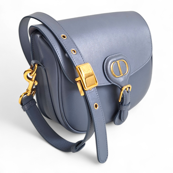 Bolsa Christian Dior Bobby Couro Azul