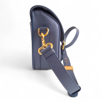 Bolsa Christian Dior Bobby Couro Azul