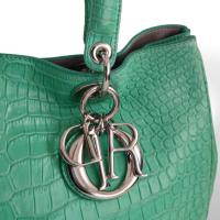 Bolsa Christian Dior Lady Dior Croco Verde Bolsa Christian Dior Lady Dior Croco Verde