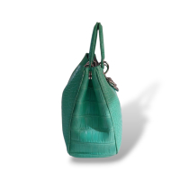 Bolsa Christian Dior Lady Dior Croco Verde Bolsa Christian Dior Lady Dior Croco Verde
