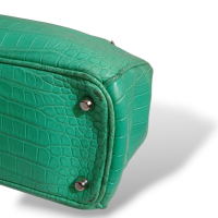 Bolsa Christian Dior Lady Dior Croco Verde Bolsa Christian Dior Lady Dior Croco Verde