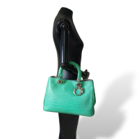Bolsa Christian Dior Lady Dior Croco Verde Bolsa Christian Dior Lady Dior Croco Verde