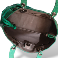 Bolsa Christian Dior Lady Dior Croco Verde Bolsa Christian Dior Lady Dior Croco Verde