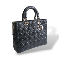 Bolsa Christian Dior Lady Dior Cannage Preta
