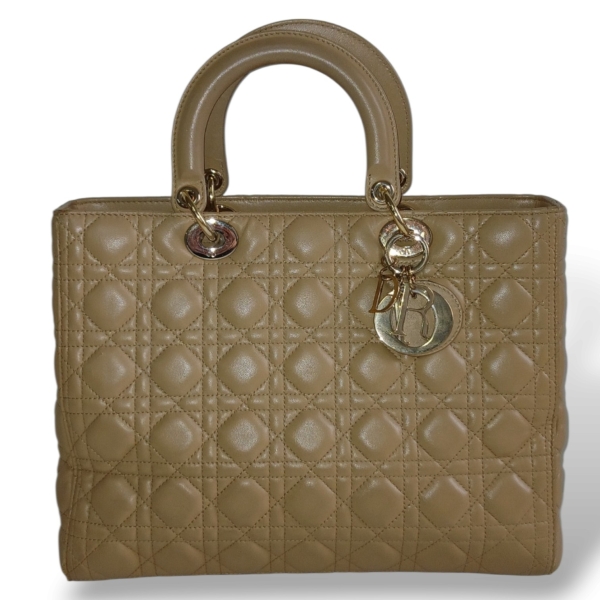 Bolsa Christian Dior Lady Dior Bege