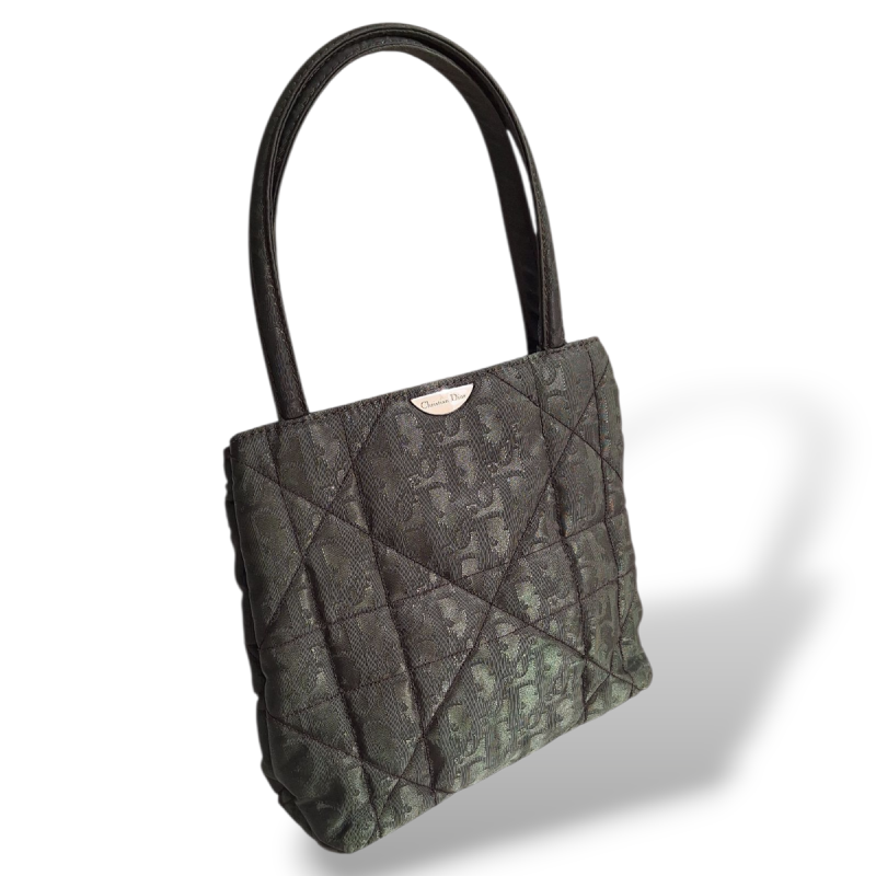 Bolsa Christian Dior Tecido Verde Vintage