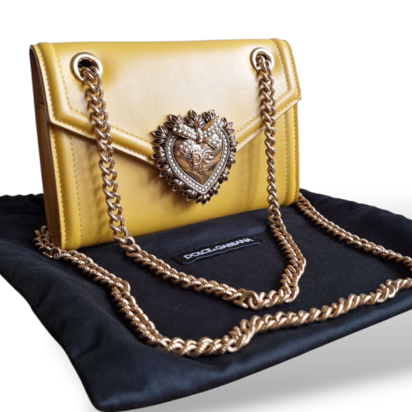 Bolsa Dolce Gabbana Devotion Amarela 