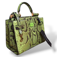 Bolsa Dolce Gabbana Sicily 62 Python Verde 