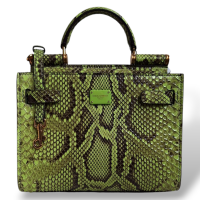 Bolsa Dolce Gabbana Sicily 62 Python Verde 