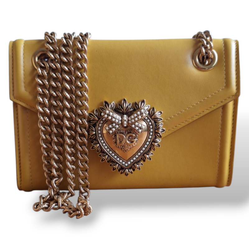 Bolsa Dolce Gabbana Devotion Amarela 