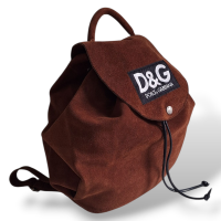 Mochila Dolce Gabbana Suede Caramelo