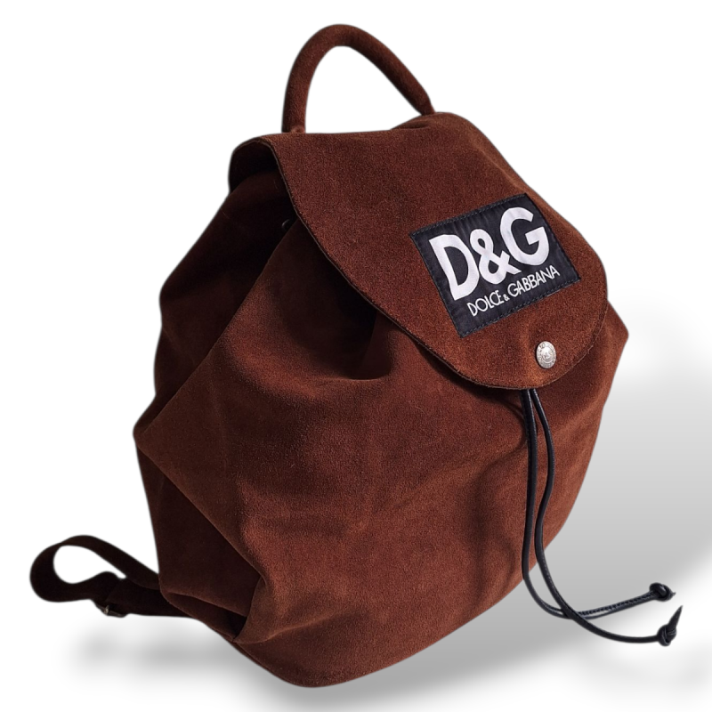 Mochila Dolce Gabbana Suede Caramelo Mochila Dolce Gabbana Suede Caramelo