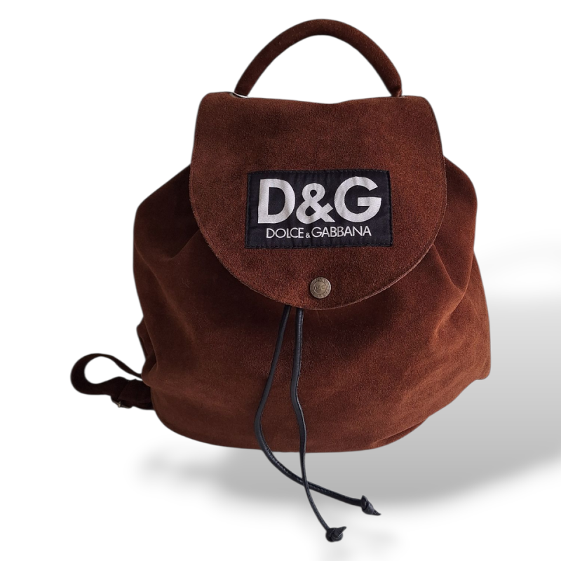 Mochila Dolce Gabbana Suede Caramelo Mochila Dolce Gabbana Suede Caramelo
