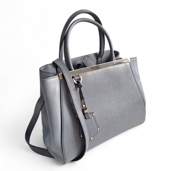 Bolsa Fendi 2 Jours Cinza