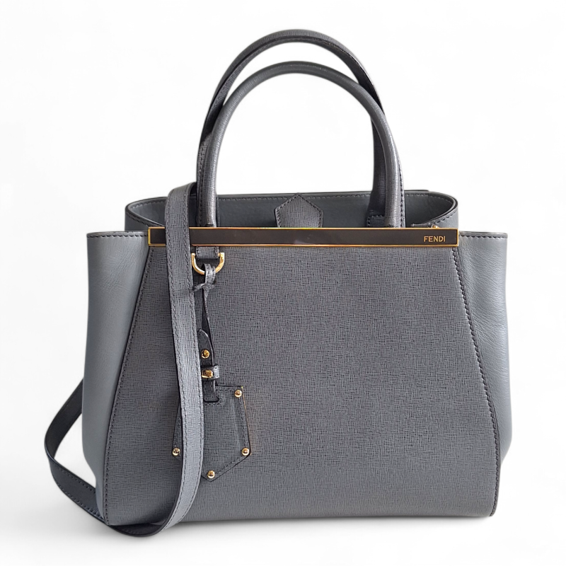 Bolsa Fendi 2 Jours Cinza