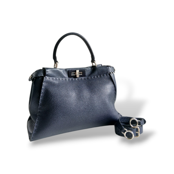 Bolsa Fendi Peekaboo Azul Marinho 