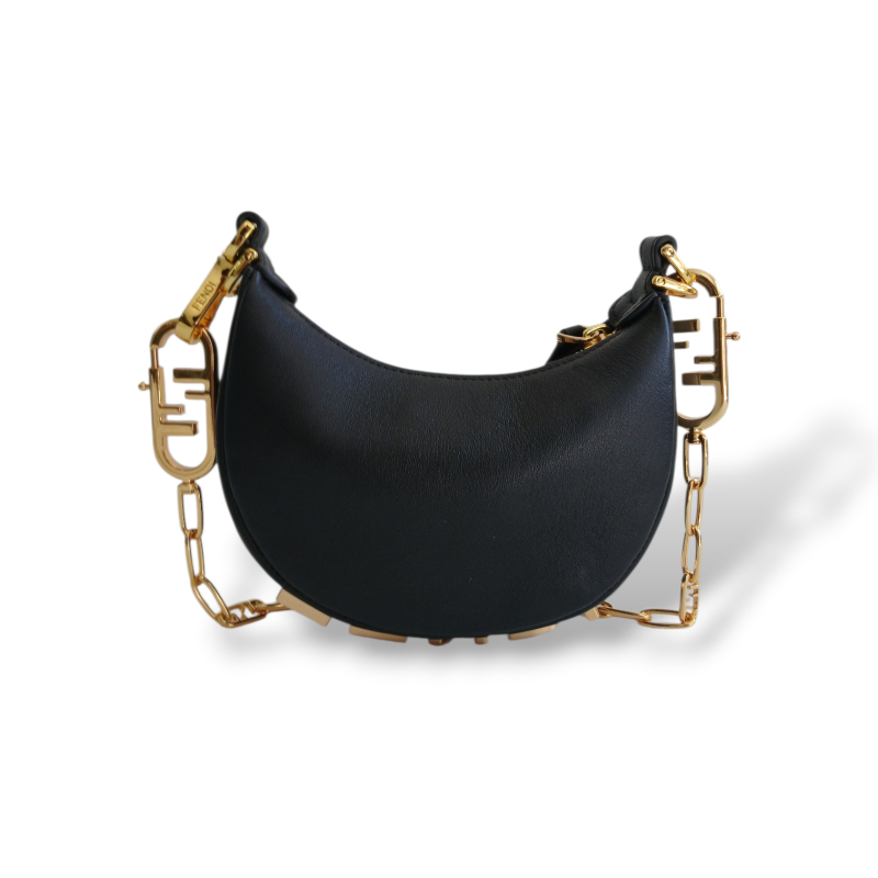 Bolsa Fendi Fendigraph Nano Preta 