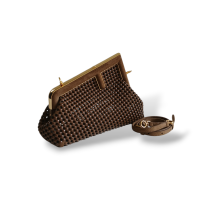 Bolsa Fendi First Rubber Marrom 