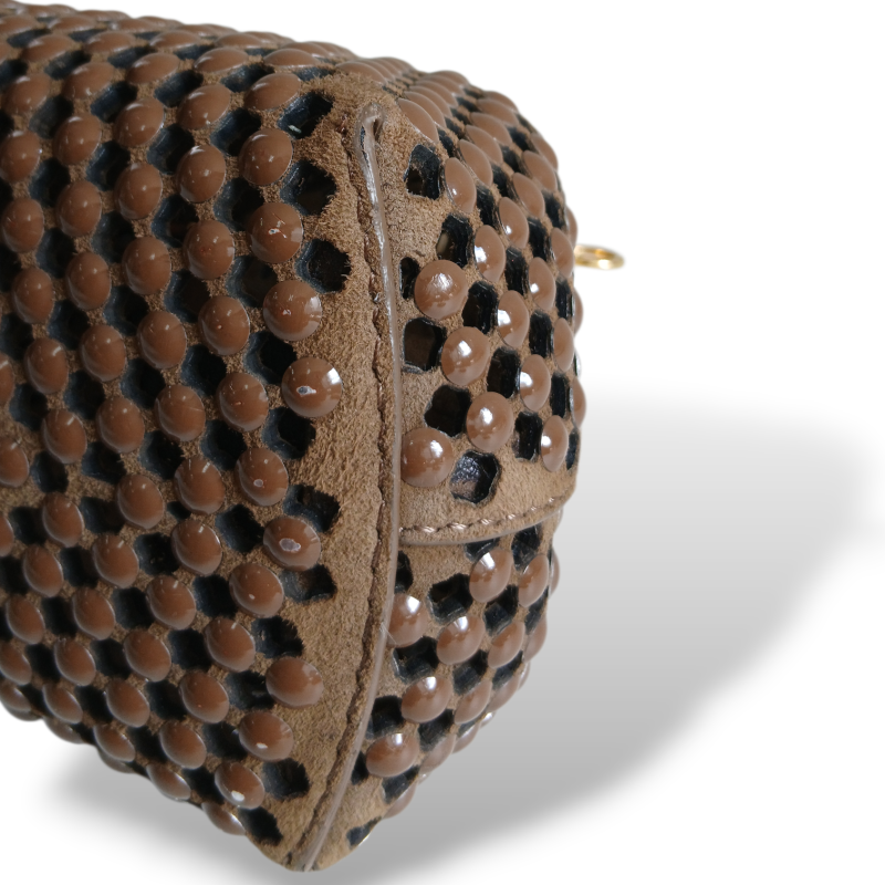 Bolsa Fendi First Rubber Marrom 