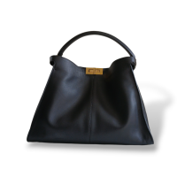 Bolsa Fendi Peekaboo Couro Preta 