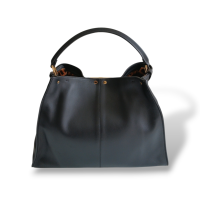 Bolsa Fendi Peekaboo Couro Preta 