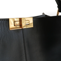 Bolsa Fendi Peekaboo Couro Preta 