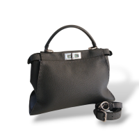 Bolsa Fendi Peekaboo Cinza Bolsa Fendi Peekaboo Cinza