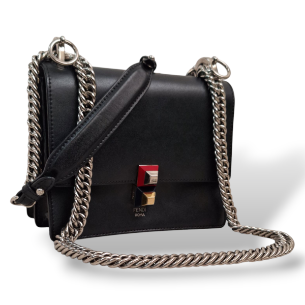 Bolsa Fendi Kan I Preta Bolsa Fendi Kan I Preta