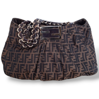 Bolsa Fendi Mia Zucca Canvas Tote