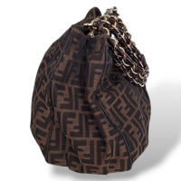 Bolsa Fendi Mia Zucca Canvas Tote