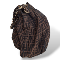 Bolsa Fendi Mia Zucca Canvas Tote