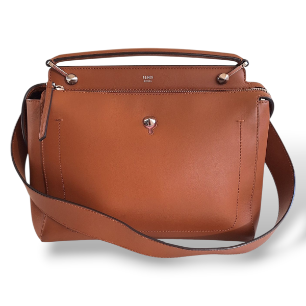 Bolsa Fendi DotCom Caramelo 
