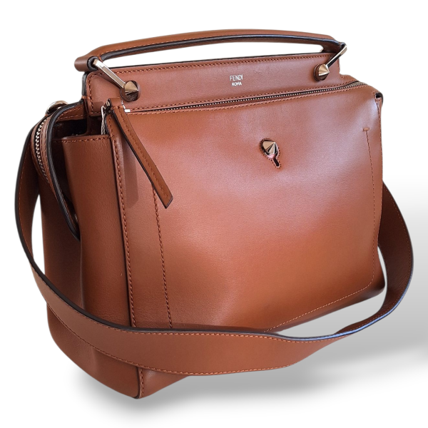 Bolsa Fendi DotCom Caramelo 